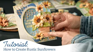 How to Create Rustic Sunflowers