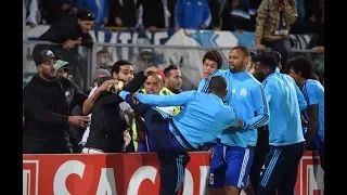 C3 Guimaraes - OM Evra Evra kicking a Marseille fan