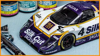 1/24 Jaguar XJR-8 LeMans step by step model car full build