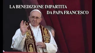 La benedizione impartita da Papa Francesco