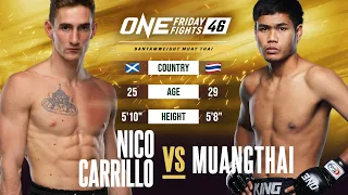 He Destroyed A Muay Thai ICON 😱 Nico Carrillo vs. Muangthai