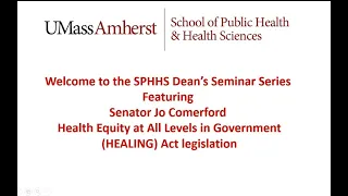 Dean's Seminar Series: Jo Comerford