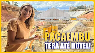 VEJA COMO ESTÁ FICANDO O NOVO PACAEMBU! ESTÁDIO DE PRIMEIRO MUNDO TERÁ ATÉ HOTEL