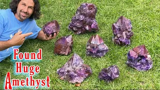 Amethyst Crystals Found in Cavern in Canada!  Once in a lifetime pocket!!