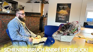 Schienbeinbruch André ist wieder zurück und wir planen weiter den Weihnachtsmarkt!