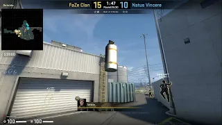 FaZe Nuke gla1ve Smoke Wall (CS:GO Tricks)