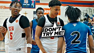 Bryce James & Kiyan Anthony SNAPPED In Front of Chris Paul!! SFG vs Jalen Suggs AAU Team Was WILD!