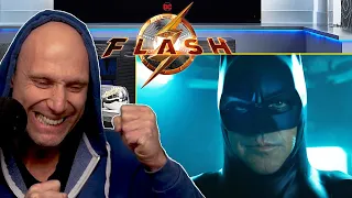 IT'S BATMAN! | The Flash Official Trailer REACTION!