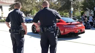 Cops Really Do Hate LA Supercar Meets