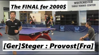 Westchester Open Singles Final [USA] | Bastian Steger Vs Damien Provost  for 2000$ Prize Money