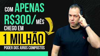 Como ter um milhão investindo 300 reais por mês? #investimentos