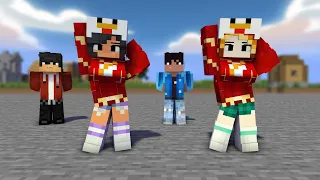 gomy gomy poi poi the flash aphmau family and friends ein, aaron, kc - minecraft animation #shorts