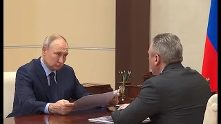 Владимир Путин пожелал успехов Александру Моору на предстоящих выборах