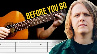 BEFORE YOU GO Guitar Tabs Tutorial (Lewis Capaldi)