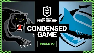 NRL 2023 | Penrith Panthers v Cronulla-Sutherland Sharks | Condensed Match, Round 22