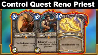 Control Quest Reno Priest Is Best TO Watch Before Bed! Voyage to the Sunken City | Hearthstone