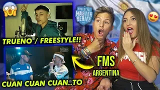 MI AMIGA REACCIONA A TRUENO⚡️ POR PRIMERA VEZ * FREESTYLE Y LO MEJOR DE FMS ARGENTINA🇦🇷 😱🔥*