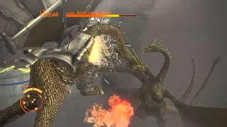 King of Kaiju Run, (Godzilla PS4) - Mecha King Ghidorah