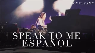 Evanescence - Speak To Me Lyrics (LIVE)