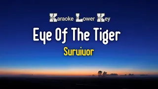 Survivor - Eye Of The Tiger Karaoke Lower Key