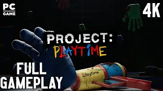 PROJECT: PLAYTIME Full Gameplay Walkthrough (Multiplayer Game) 4K PC Game No Commentary