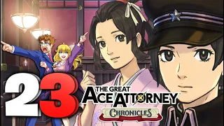 The Great Ace Attorney Chronicles HD Part 23 Blossoming Resolve! Case #6 (PS4)