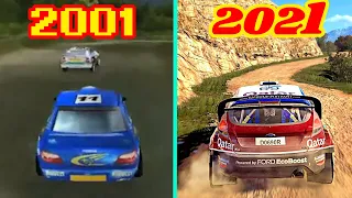 Evolution of WRC Games ( 2001-2021 )