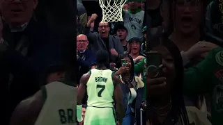 Jaylen Brown with the steal and SLAM! #shorts #viral #viral