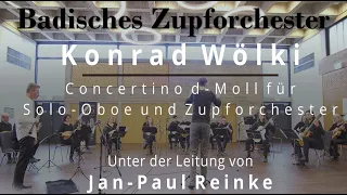 Konrad Wölki - Concertino d-Moll für Solo-Oboe & Zupforchester op. 97 - Badisches Zupforchester