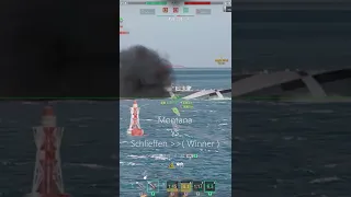 Devastating Battleship SCHLIEFFEN World of Warships shorts  #worldfowarships #wows #wworld #gaming