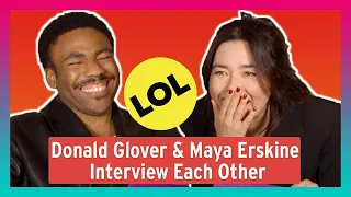 Donald Glover & Maya Erskine Interview Each Other