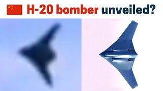 H-20 bomber unveiled? The first Chinese stealth strategic bomber finally shows in a video or not?