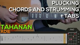 Adie - Tahanan Guitar Tutorial [PLUCKING, INTRO, CHORDS AND STRUMMING + TABS]