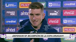 Martín Varini DT Defensor Sp Campeón de la Copa Uruguay 2023 Post Final vs MC Torque