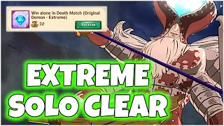 EASY GEMS!! QUICK OG DEMON EXTREME SOLO CLEAR - Grand Cross