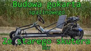 Budowa gokarta spalinowego ze starego skutera - DIY