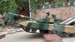 HENG LONG 1/16 RC CHINESE ZTZ 99A - OBSTACLE TEST RUN