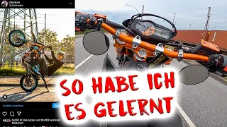 Wie fängt man mit Wheelies an?