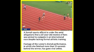 Somali Runner Sparks Controversy Over Alleged Nepotism