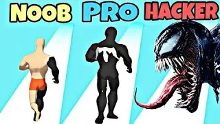 NOOB vs PRO vs HACKER in mashup hero | MASHUP HERO | Om Gaming