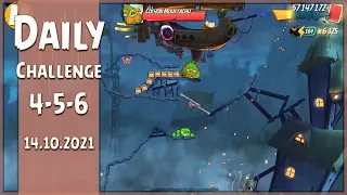 Angry Birds 2 Daily Challenge 4-5-6 today 14/10/2021 for Matilda extra card