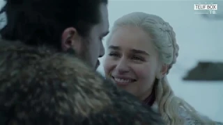 Game Of Thrones Jon ve Dany nin Ejderhaya binişi Türkçe altyazılı