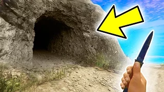 A SECRET CAVE IN GTA 5!! (Hidden Caves - GTA 5 Mods)