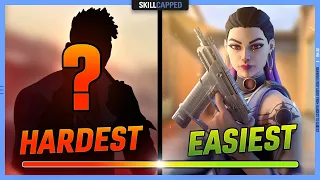 Ranking EVERY AGENT from HARDEST to EASIEST! - Valorant Guide