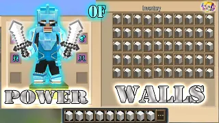 POWER OF 999+ WALLS In Bed Wars | Blockman Go Gameplay (Android , iOS)