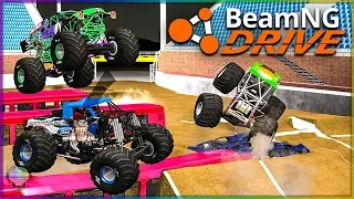 TEARING UP TRUCKS! | BeamNG Drive Monster Trucks