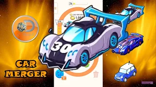 Car Merger - How to get car number 30 - Unlocked All Cars 30