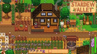 Stardew Valley Farm Tour - 100% Perfection, No Mods (Update 1.5)