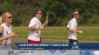 VTPD helps take the Special Olympics Flame of Hope across Virginia