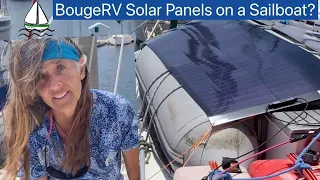 BougeRV Yuma 200 Flexible Solar Panels - Removable WHY   ???  (Sailing Brick House #93)